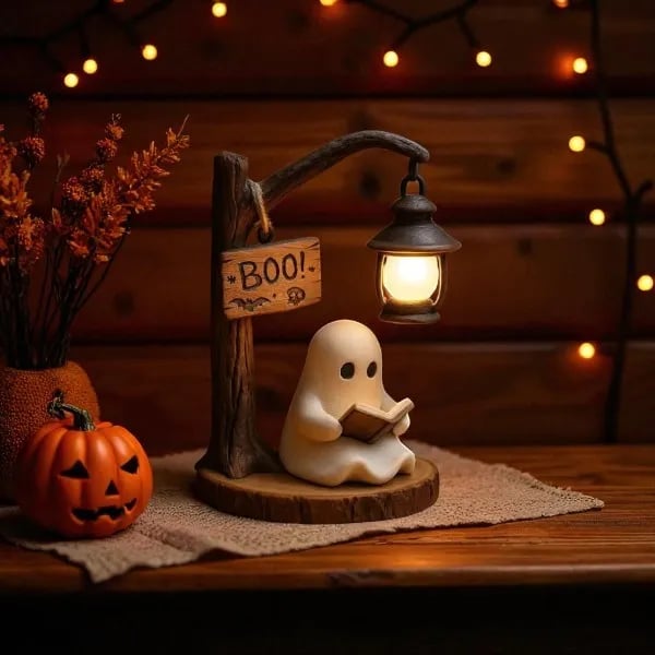 Cute Ghost Reading Lantern