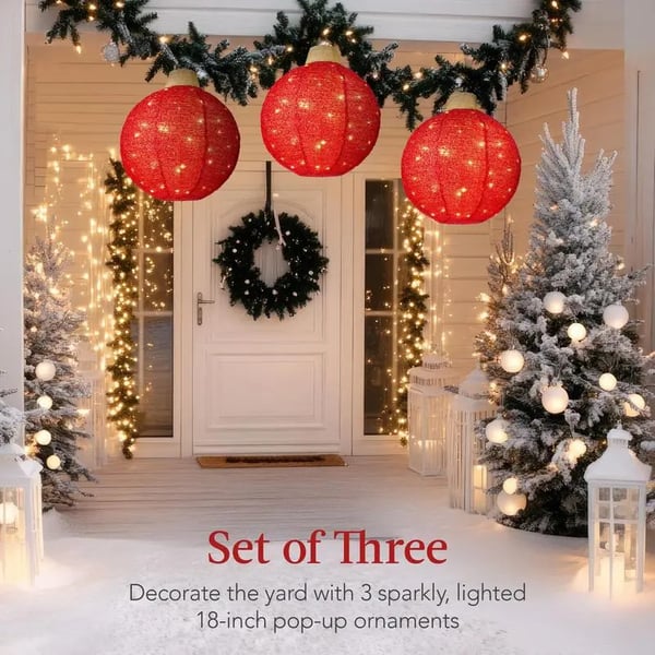 🔥Hanging Pop-Up Outdoor Christmas Ornaments