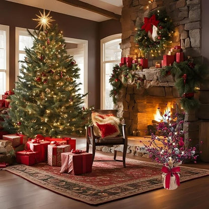 🐦Vintage Glowing Tree with Cardinals