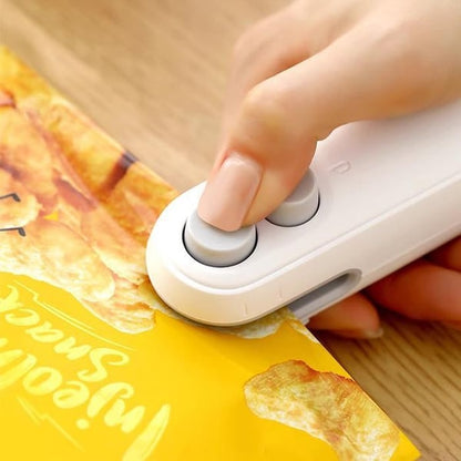 Mini Bag Sealer with Cutter and Magnet