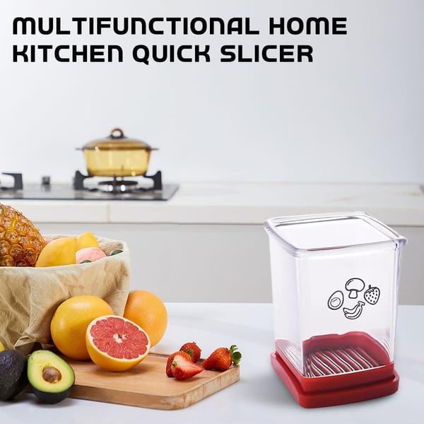 Stainless Steel Multifunctional Fruit & Vegetable Fast Slicer Cup
