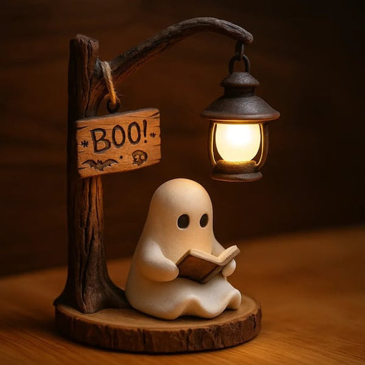 Cute Ghost Reading Lantern