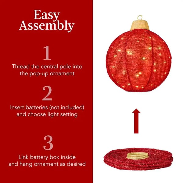 🔥Hanging Pop-Up Outdoor Christmas Ornaments