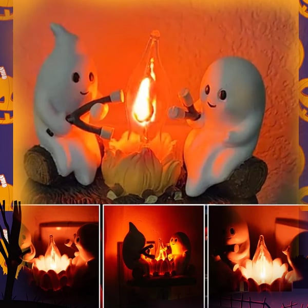 Ghost Campfire Flickering Nightlight