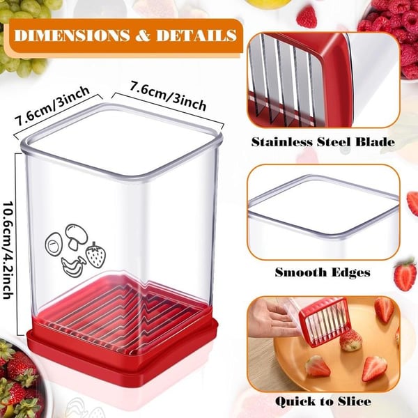 Stainless Steel Multifunctional Fruit & Vegetable Fast Slicer Cup