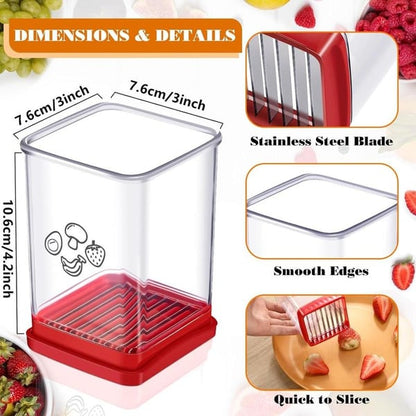 Stainless Steel Multifunctional Fruit & Vegetable Fast Slicer Cup