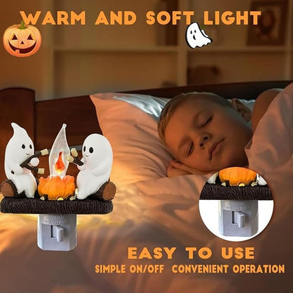 Ghost Campfire Flickering Nightlight
